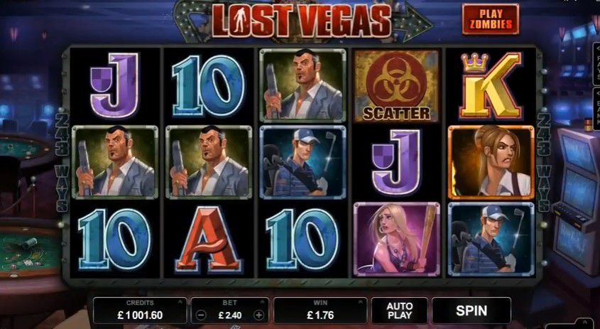 Tragamonedas de apocalipsis zombie de Lost Vegas