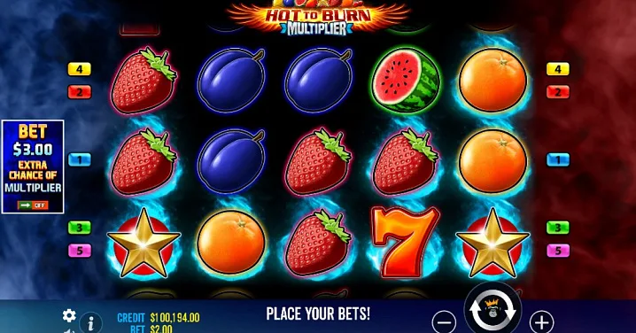 détails du jeu hot to burn multiplier 